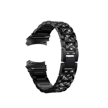 Гривна За Samsung Galaxy Watch 4 44 мм 40 мм и Каишка Samsung Galaxy Watch 4 Класически 42 мм и 46 мм, Каишка За Часовник От Неръждаема Стомана